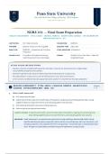 NURS 251 Final Exam Preparation &ndash; Penn State University &lpar;Latest 2026&sol;2027 Update&rpar; &vert; Complete Q&A with Verified Answers &vert; Health Assessment&comma; Nursing Process&comma; Genetics&comma; Oncology&comma; Palliative Care&comma; Substance Use &vert; A&plus; Grade&NewLine;&NewLine;