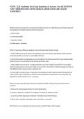 NMNC 1220 Combined Sets Exam Questions & Answers Test QUESTIONS AND VERIFIED SOLUTIONS &vert;2026&vert; ELABORATED &DETAILED ANSWERS&excl;&excl;&NewLine;