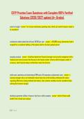 CEFP Practice Exam Questions with Complete 100&percnt; Verified &NewLine;Solutions &lpar;2026&sol;2027 update&rpar; &vert;A&plus; Graded&period;