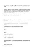 BTM &ndash; Business Technology Management Study Guide&comma; Key Concepts & Exam Prep