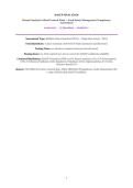 HACCP Final Exam&comma; 2026&sol;2027 &ndash; Food Safety Management and Hazard Analysis Critical Control Point Competency Assessment