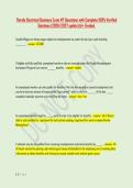 Florida Electrical Business Exam &num;7 Questions with Complete 100&percnt; Verified Solutions &lpar;2026&sol;2027 update&rpar; &vert;A&plus; Graded&period; 