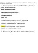 Rn Pharmacology Latest 2025 Actual Exam 240&plus; Questions And Answers With Rationales &lpar;Verified Answers&rpar;&comma; 100&percnt; Guaranteed Pass &vert;&vert;Complete A&plus; Guide