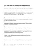 CTM &ndash; Study Guide&comma; Key Concepts & Exam Preparation Resource
