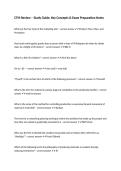 CTM Review &ndash; Study Guide&comma; Key Concepts & Exam Preparation Notes