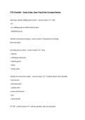 CTM Checklist &ndash; Study Guide&comma; Exam Prep & Key Concepts Review