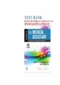Test Bank for Kinn's The Medical Assistant&colon; An Applied Learning Approach 15th Edition by Brigitte Niedzwiecki & Julie Pepper &vert; Questions and Answers &vert; 100&percnt; Guarantee Pass &vert; Complete Medical Assistant Exam Prep