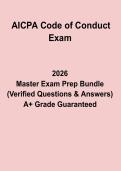 AICPA Code of Professional Conduct Exam 2026&ndash;2027 Study Guide & Practice Questions PDF