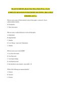 NR 228 NUTRITION&comma; HEALTH & WELLNESS FINAL  EXAM  &vert;COMPLETE QUESTIONS WITH EXPERT SOLUTIONS &vert; 2026 LATEST UPDATED &vert; GET A&plus;