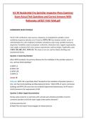 ICC RF Residential Fire Sprinkler Inspector-Plans Examiner Exam Actual Test Questions and Correct Answers With Rationales LATEST THIS YEAR&period;pdf