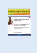 COMPREHENSIVE I-HUMAN CASE ANALYSIS WEEK 4&colon; CLINICAL DECISION-MAKING SIMULATION & HUMAN CASE STUDY