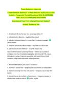 Texas Asbestos Inspector  &NewLine;Comprehensive Resource To Help You Ace 2026-2027 Exams &NewLine;Includes Frequently Tested Questions With ELABORATED &NewLine;100&percnt; Correct COMPLETE SOLUTIONS &NewLine;Guaranteed Pass First Attempt&excl;&excl; Current Update&excl;&excl; &NewLine;Instant Download Pdf