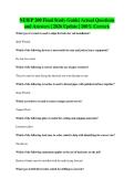 NEIEP 200 Final Study Guide&vert; Actual Questions&NewLine;and Answers &vert; 2026 Update &vert; 100&percnt; Correct&period;