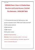 COMSAE PHASE 1 FORM 115 PRACTICE EXAM QUESTIONS AND CORRECT ANSWERS PDF