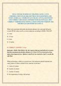 NWSA TOWER TECHNICIAN TRAINING LEVEL 2 &lpar;TT2&rpar; &NewLine;CERTIFICATION EXAM 2026 &sol;2027 PRACTICE QUESTIONS AND &NewLine;STUDY GUIDE ALL COMPLETE ACCURATE ACTUAL QUESTIONS &NewLine;AND CORRECT DETAILED ANSWERS WITH RATIONALES &lpar;100&percnt; &NewLine;CORRECT VERIFIED SOLUTIONS&rpar; LATEST UPDATED VERS