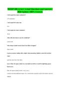 NEIEP 200 review&vert; Actual Questions and Answers &vert;&NewLine;2026 Update &vert; 100&percnt; Correct&period;