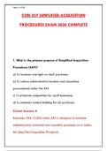 CON 237 SIMPLIFIED ACQUISITION PROCEDURES EXAM 2026 COMPLETE STUDY GUIDE & PRACTICE TEST
