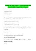 NEIEP 200 Final Exam 2 &vert; Actual Questions and&NewLine;Answers &vert; 2026 Update &vert; 100&percnt; Correct&period;