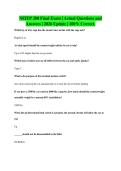 NEIEP 200 Final Exam &vert; Actual Questions and&NewLine;Answers &vert; 2026 Update &vert; 100&percnt; Correct&period;