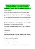 NEIEP 200 Final EXAM COMPREHENSIVE&NewLine;QUESTIONS WITH MULTIPLE CHOICES&NewLine;&vert;VERIFIED & REVISED ANSWERS &lpar;NEW&rpar; 2026