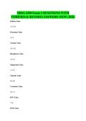 NRSG 2500 Exam 2 QUESTIONS WITH&NewLine;VERIFIED & REVISED ANSWERS &lpar;NEW&rpar; 2026&period;