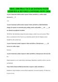 NRSG 2500 PRACTICE QUESTIONS WITH&NewLine;VERIFIED & REVISED ANSWERS &lpar;NEW&rpar; 2026&period;