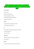 NRSG 2500 Reproduction TEST- QUESTIONS&NewLine;WITH VERIFIED & REVISED ANSWERS &lpar;NEW&rpar;&NewLine;2026&period;