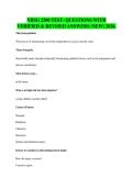 NRSG 2500 TEST- QUESTIONS WITH&NewLine;VERIFIED & REVISED ANSWERS &lpar;NEW&rpar; 2026&period;
