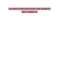 HESI NCLEX  FINAL EXAM BUNDLE&lpar;COMPLETE PACKAGE DEAL&rpar;QUESTIONS AND ANSWERS 100&percnt; CORRECT
