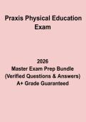 Praxis Physical Education Exam Study Guide & Practice Questions PDF &lpar;2026&ndash;2027&rpar;