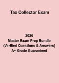 Tax Collector Exam 2026 Study Guide & Practice Questions PDF