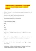 CESSWI CURRENT EXAM QUESTIONS AND CORRECT ANSWERS 2026-2027 LATEST UPDATE 