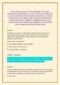 WGU D033 OA EXAM &sol; LATEST 2026&sol;2027 WGU D033 &NewLine;OBJECTIVE ASSESSMENT &lpar;OA&rpar; ACTUAL EXAM TESTBANK &NewLine;& A NEW UPDATED STUDY GUIDE COMPLETE ACCURATE QUESTIONS AND CORRECT DETAILED ANSWERS WITH &NewLine;RATIONALES &lpar;100&percnt; CORRECT VERIFIED SOLUTIONS&rpar; &NewLine;LATEST UPDATED VERSI