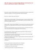 MBA 704- Chapter 13 & 14 EXAM &lpar;2026&rpar; UPDATE Verified Questions And Answers &vert; Latest Already Graded A&plus; UPDATE &vert;2026&NewLine;