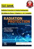 Test Bank Radiation Protection in Medical Radiography 9th Edition Complete Chapters 1-14 by Mary Alice Statkiewicz Sherer Paula J Visconti E Russell Ritenour ISBN 9780323825030 A&plus;&NewLine;