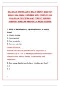 DAA EXAM AND PRACTICE EXAM NEWEST 2026 TEST BANK &ndash; PDF WITH VERIFIED QUESTIONS AND ANSWERS