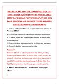 DBIA EXAM AND PRACTICE EXAM NEWEST 2026 TEST BANK &vert; FULL STUDY GUIDE
