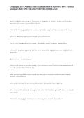 Geography 2051- Namikas Final Exam Questions & Answers &vert; 100&percnt; Verified solutions &lpar;2026&rpar; UPDATE &vert;2026&excl;&excl; STUDY GUIDE EXAM&NewLine;