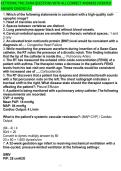 KETTERING TMC EXAM QUESTIONS WITH ALL CORRECT ANSWERS &lpar;VERIFIED &NewLine;ANSWER GRADED A&plus;