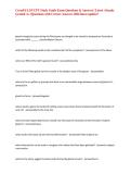 CrossFit L3&sol;CCFT Study Guide Exam Questions & Answers &vert; Latest Already Graded A&plus; &vert;Questions with Correct Answers 2026 latest update&excl;&excl;&NewLine;