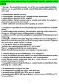 CANADIAN PN EXAM&comma; MOST BY PRACTICE QUESTIONS VERIFIED ANSWERS LATEST UPDATE