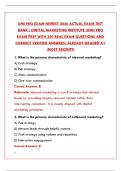 DMI PRO EXAM NEWEST 2026 ACTUAL EXAM TEST BANK &vert; FULL QUESTIONS & ANSWERS PDF