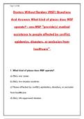 MSF 2025 ANNUAL REPORT&colon; DOCTORS WITHOUT BORDERS GLOBAL HUMANITARIAN AID & EMERGENCY MEDICAL RESPONSE