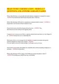 BRAIN STORY CERTIFICATION - MODULE 17 &NewLine;QUESTIONS AND ANSWERS ALREADY PASSED