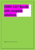CNDV 5327 Bundle &NewLine;with complete &NewLine;solutions&period;