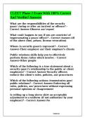 CLEET Phase 2 Exam Questions and Verified Answers Complete Law Enforcement Certification Study Guide A&plus;