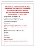 EGR 1400 EXAM 3 NEWEST 2026 PACKAGE DEAL &ndash; COMPLETE STUDY GUIDE & PRACTICE TESTS