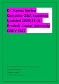 Dr&period; Flamez Review &NewLine;Complete Q&A Explained &NewLine;Updated 2025&sol;26 &lpar;A&plus; &NewLine;Graded&rpar; -Lamar University &NewLine;CNDV 5327&period;
