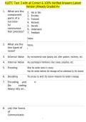 KLETC Test 3 with all Correct & 100&percnt; Verified Answers &vert;Latest Version &vert;Already Graded A&plus;