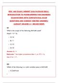 EGR 1400 EXAM 2 NEWEST 2026 PACKAGE DEAL &ndash; COMPLETE STUDY GUIDE &plus; PRACTICE TESTS